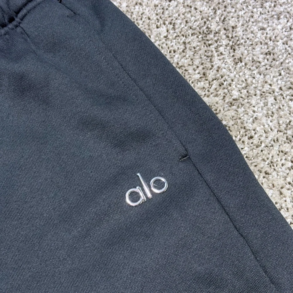 NEW ALO Yoga Accolade Straight Leg Sweatpants Anthracite Gray Women S Fleece
